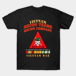 Recon Teams - Recon Company - Vietnam War w VN SVC T-Shirt